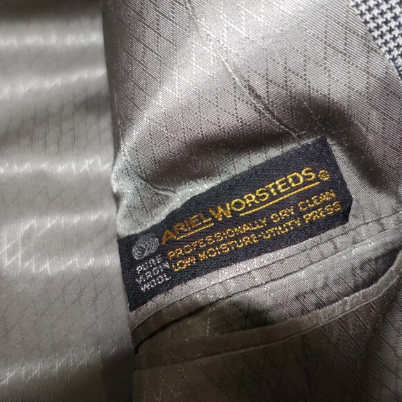 Hart Schaffner Marx Men's 2 Button Suit Size 42 Regular 35 x 29 Gray 100% Wool - Picture 14 of 15